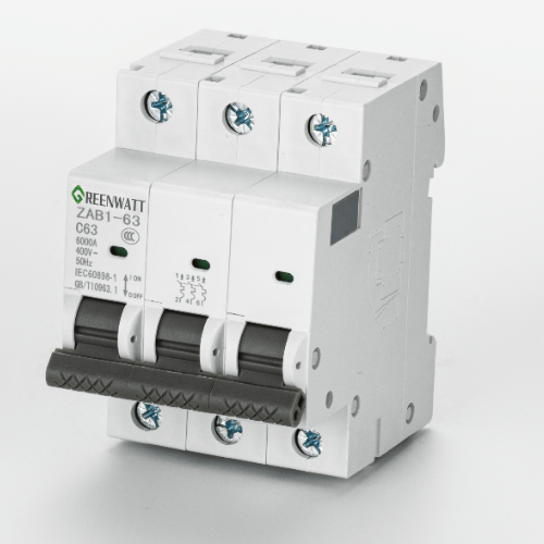 AC MCB 230/400V 1P-4P 6A-125A Circuito de miniatura