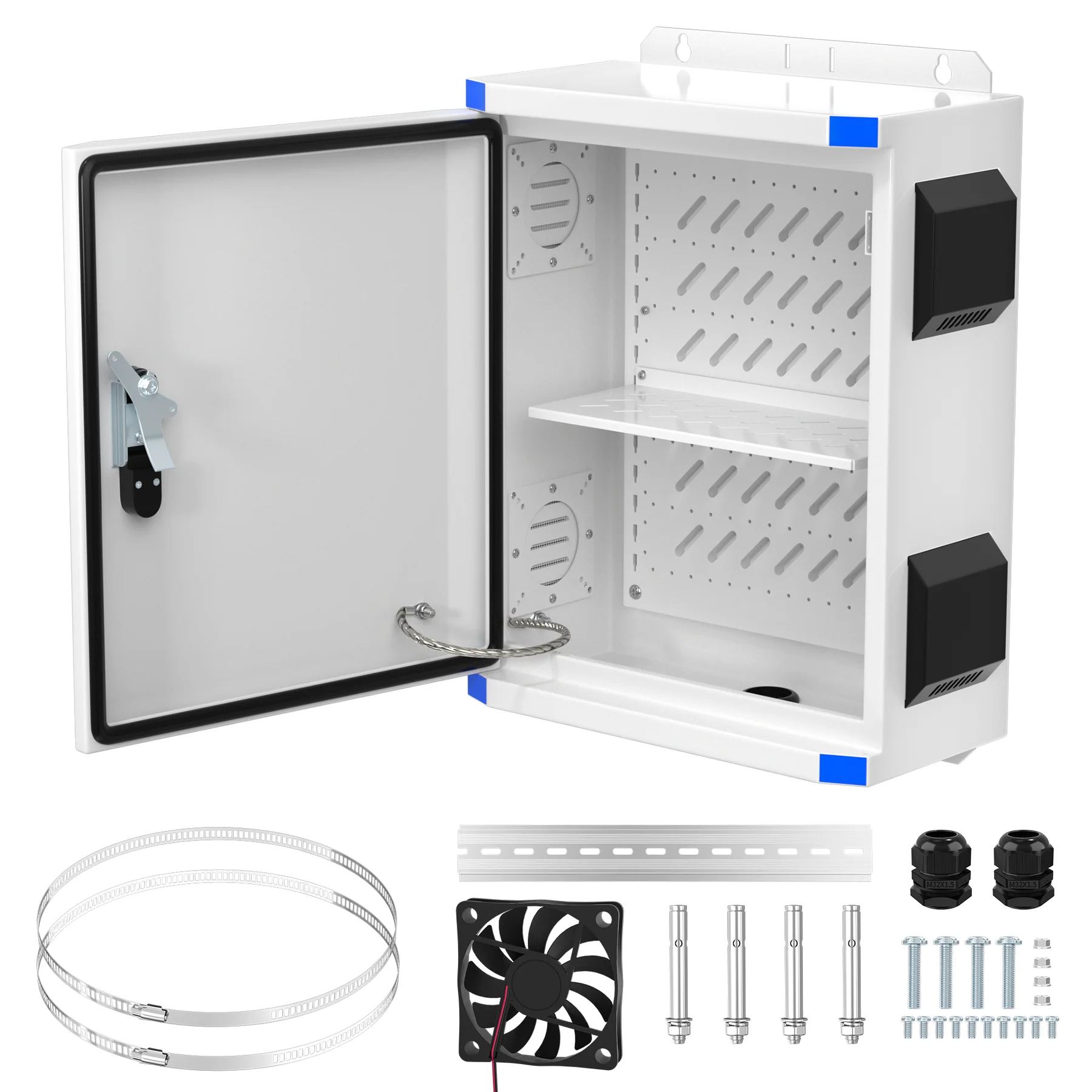 Caja eléctrica al aire libre Nema Recinto con ventilador de enfriamiento de 12V