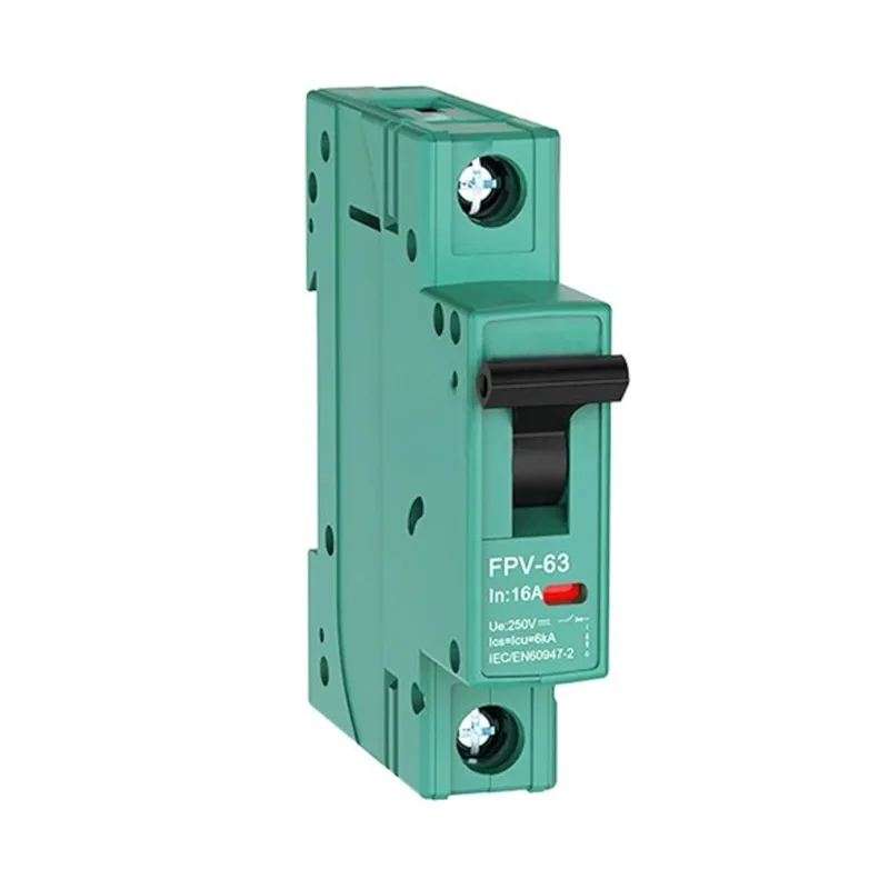 Solar 1p DC MCB Protectores complementarios